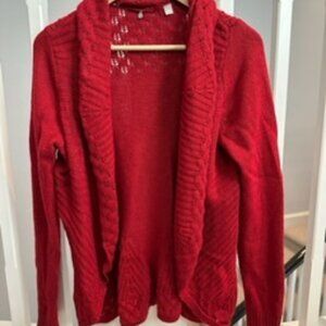 Anthropologie Scalloped Flutter Cardigan